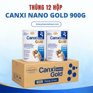 Th&ugrave;ng 12 hộp sữa canxi nano gold 900 G